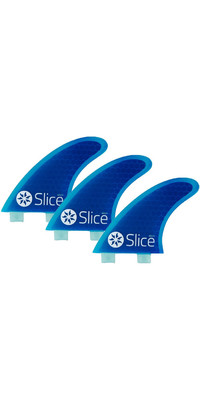 2024 Slice Ultraleicht Hex Kern S5 Fcs Compatible Surfboard Fins Sli-02 - Blau